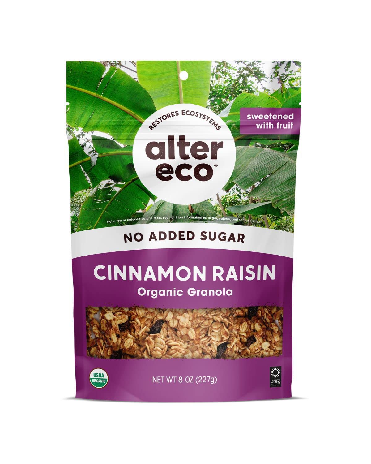 Alter Eco Cinnamon Raisin Granola - Healthy Organic Snack