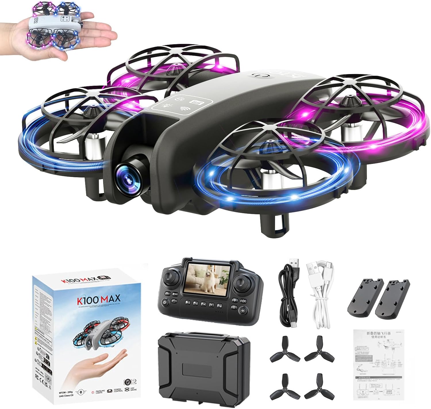 K100Max Mini Drone With Camera Perfect For Kids And Beginners