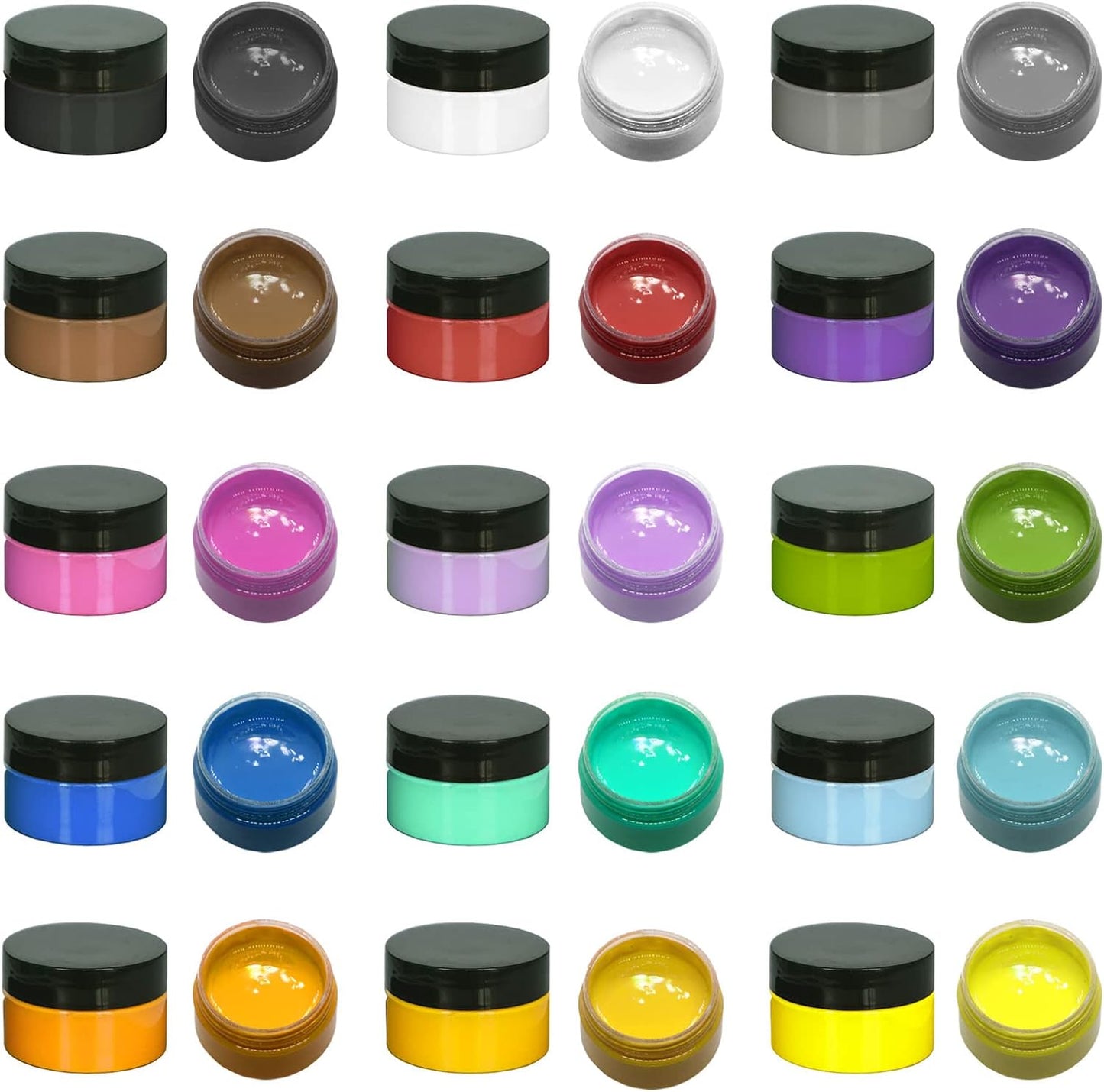 15 Jars Chalk Paste Paint Set for DIY Home Decor Projects