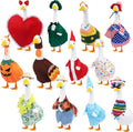 Holiday Porch Goose Outfits 12-Set Bundle - All Seasons Decor