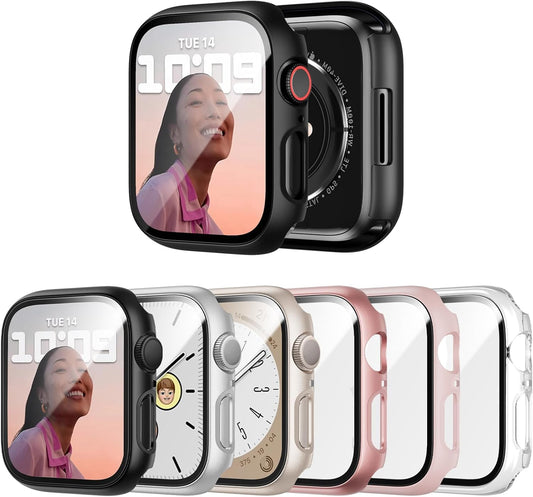 JERXUN Apple Watch 41mm Case + Glass Protector - Ultimate Protection!