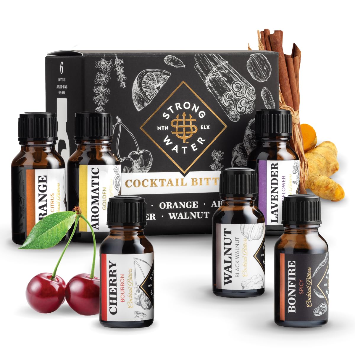 48 Cocktails Perfected: Strongwater Bitters Set
