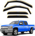 in-Channel Rain Guards Fit for Truck Chevrolet Silverado/GMC Sierra