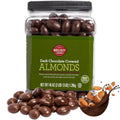 Dark Chocolate Covered Almonds 2 lbs 13oz - Rich, Shareable Snack