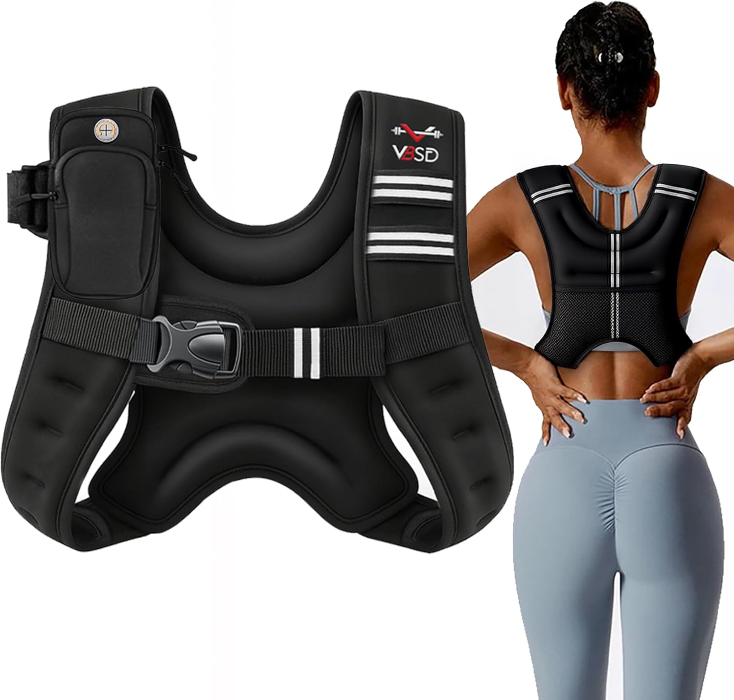 VBSD Weighted Vest for Women and Men - Perfect for Workouts