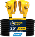 30-Amp RV Extension Cord 25 ft - Durable Power Grip