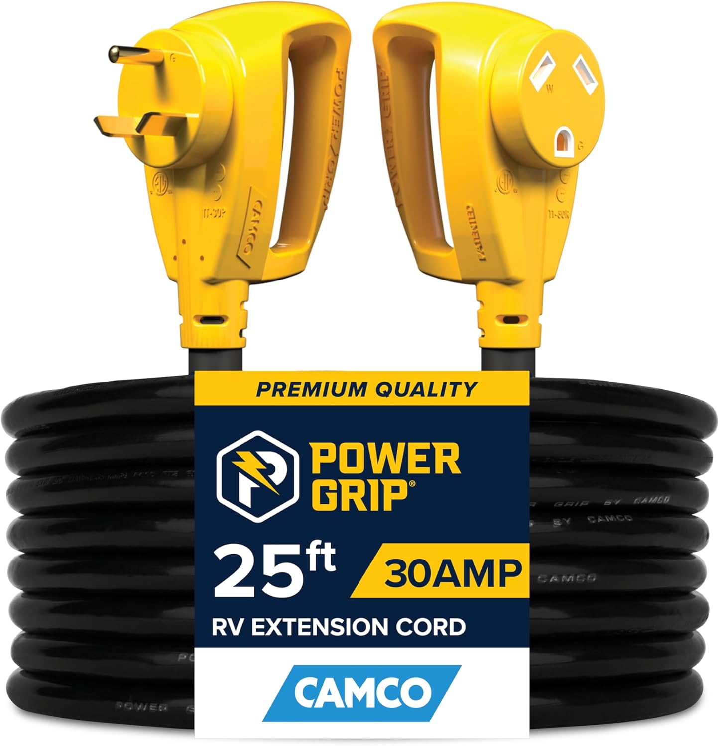 Power Grip 25-Ft 30 Amp RV Extension Cord for Reliable Power