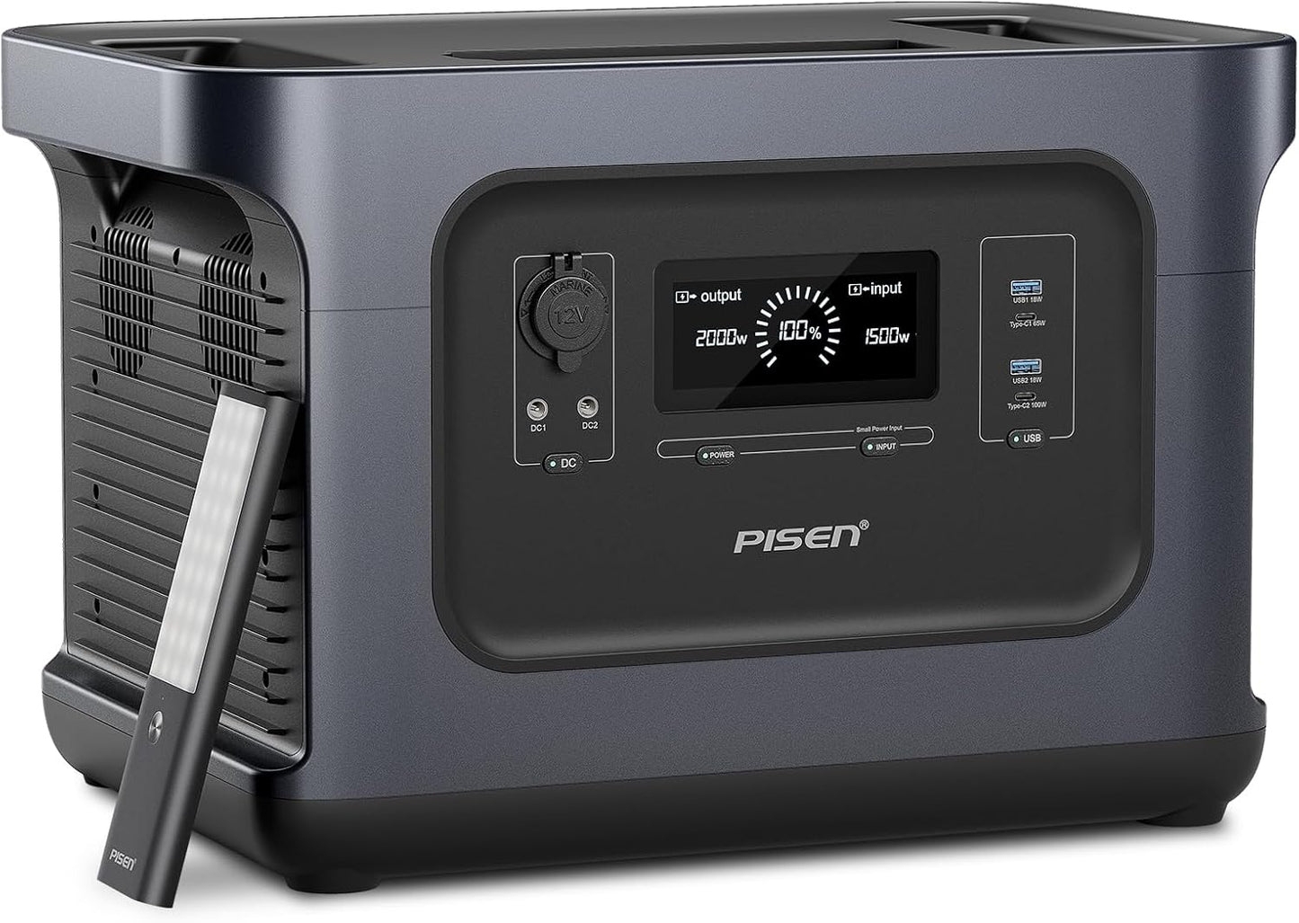 PISEN 2000W Solar Generator: Reliable Power Anywhere