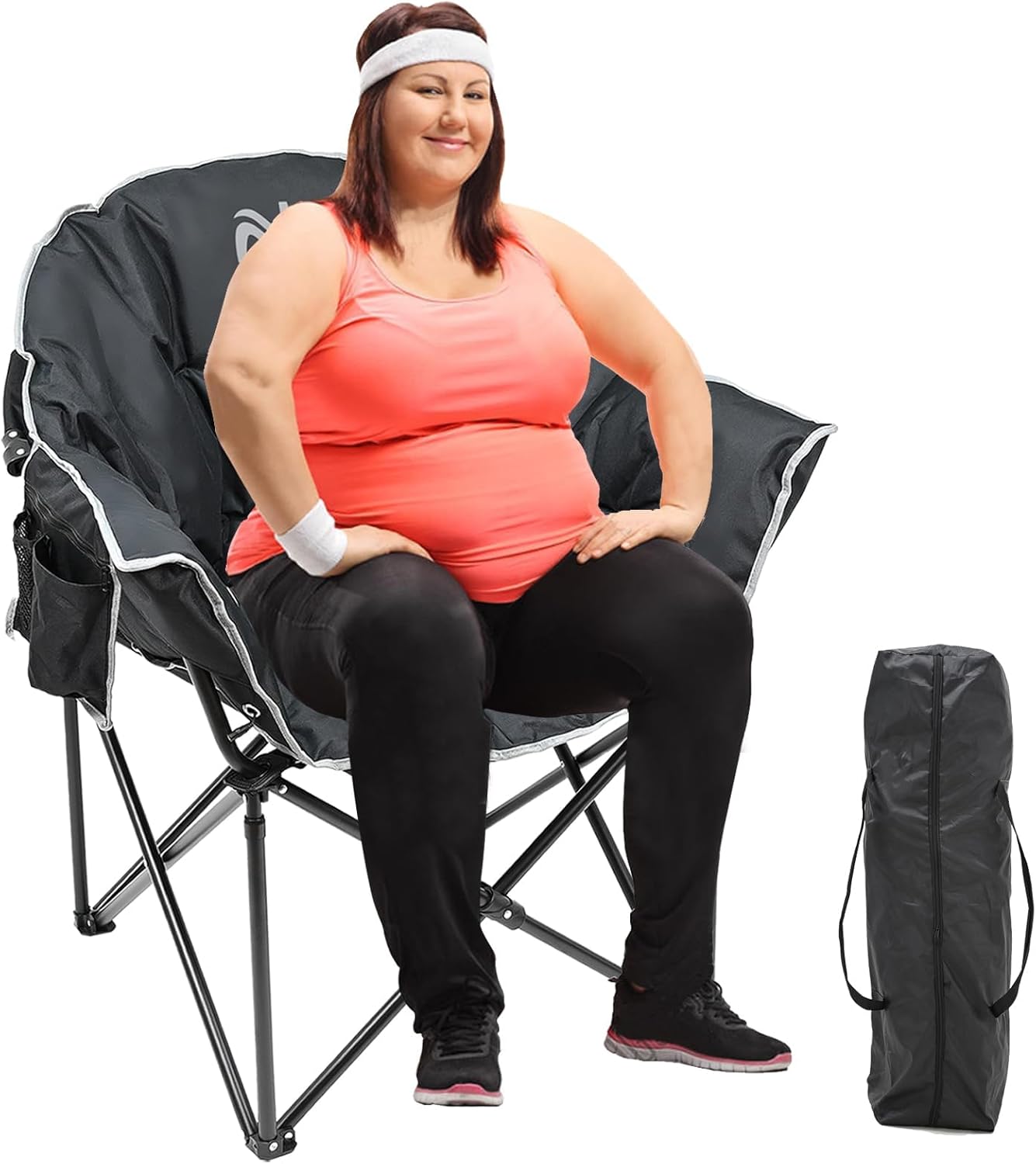 Oversized Heated Camping Chair for Ultimate Outdoor Comfort