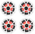 700w Rockville Marine Speakers with LED Lights