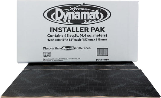Dynamat Xtreme Sound Deadening Car Insulation Installer Pack