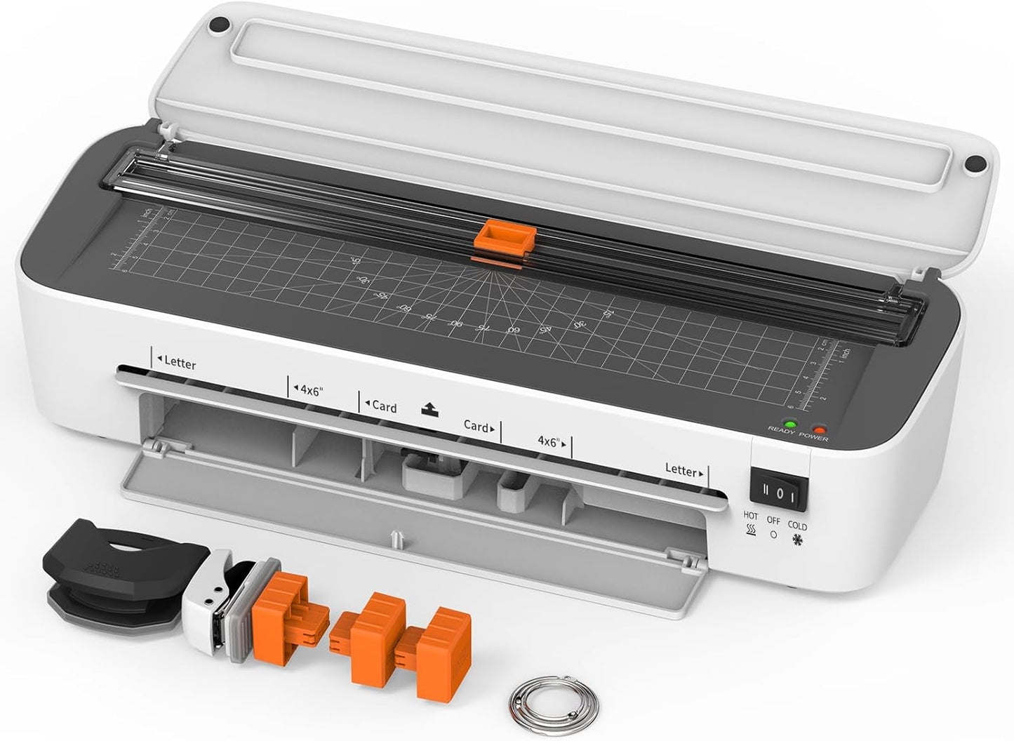 Never Jam 11-in-1 Laminator: Hot & Cold, Trimmer, 36 Sheets