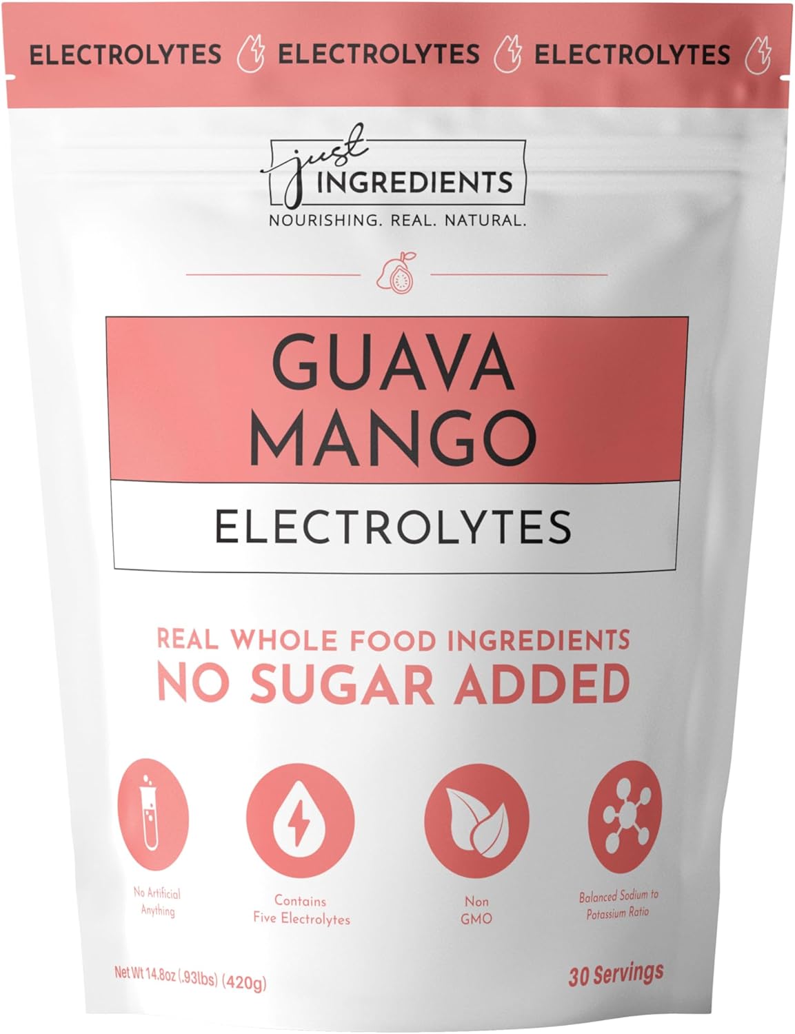Guava Mango Electrolytes Drink Mix for Hydration and Recovery