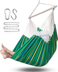 ADVOKAIR Hammock Chair Hanging Chair Rope Swing XXL - Roomy 500lb