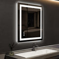 LED Bathroom Mirror 24 x 30 in with Front and Backlit Lighting