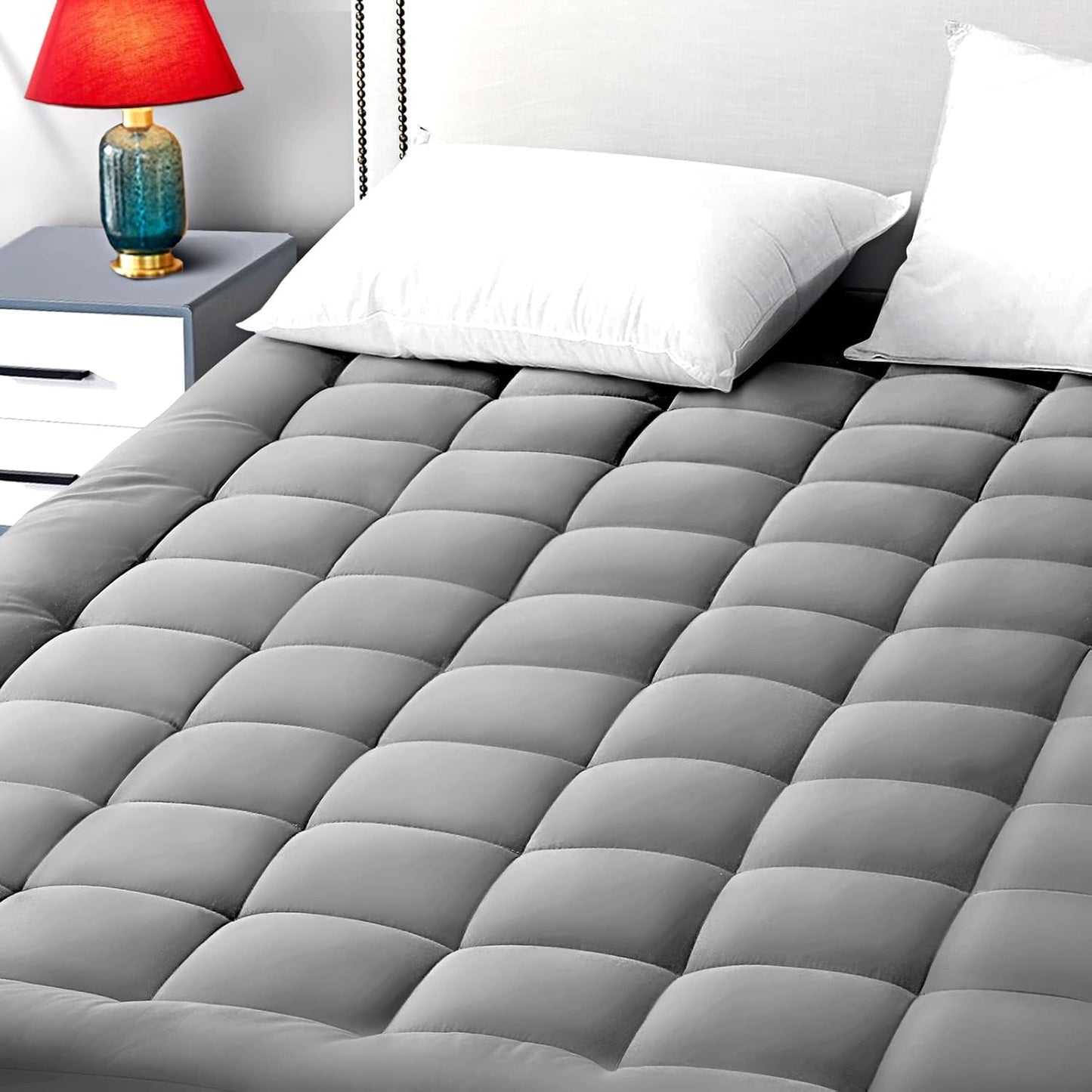 EASELAND Queen Size Mattress Pad for Ultimate Comfort and Protection