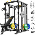F4 Smith Machine Power Cage with Adjustable Cable Crossover