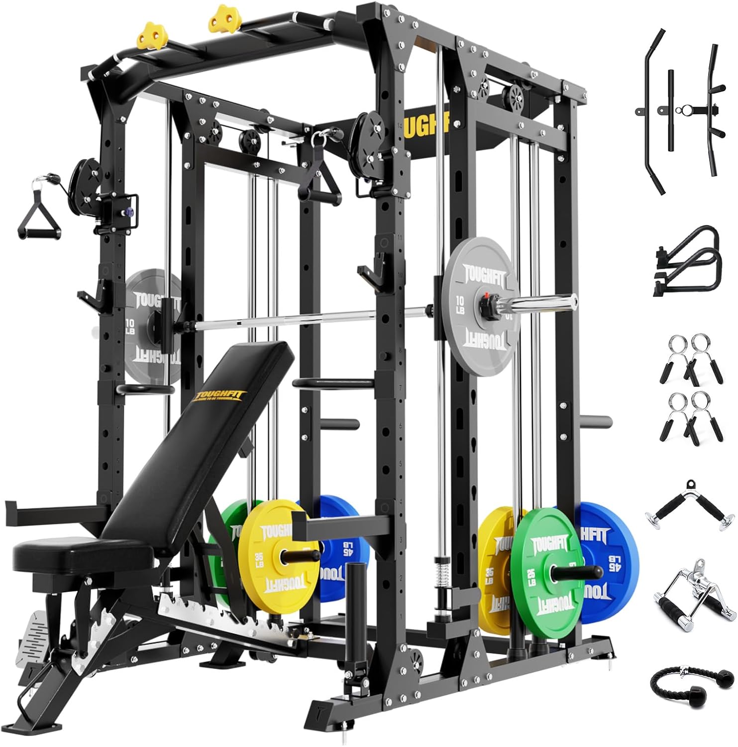 ToughFit F4 Smith Machine - All-in-One Home Gym Power!