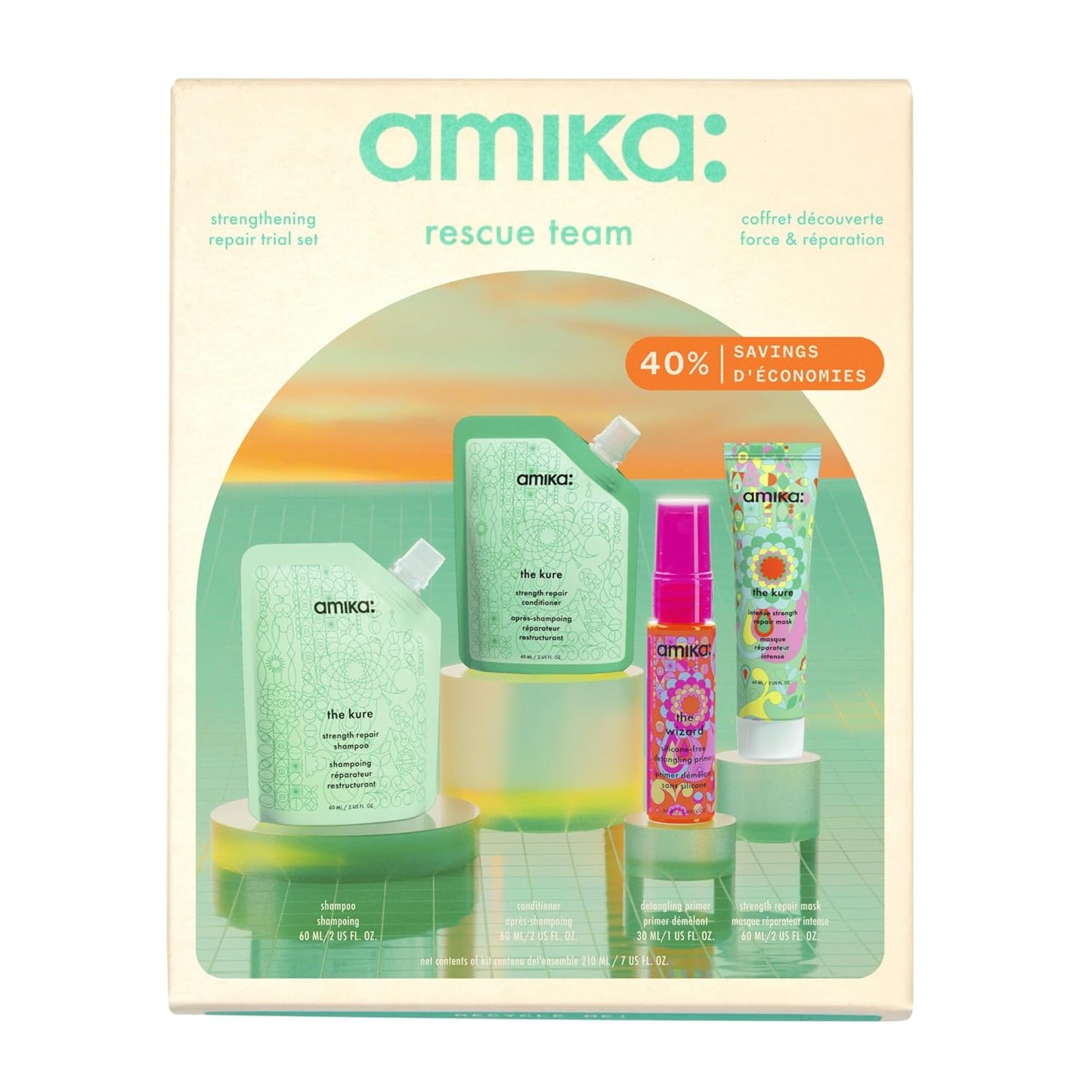amika rescue team hair routine trial set for Healthy Hair