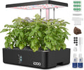 iDOO Indoor Herb Garden Kit 12Pods - Grow Easily with Adjustable Height!