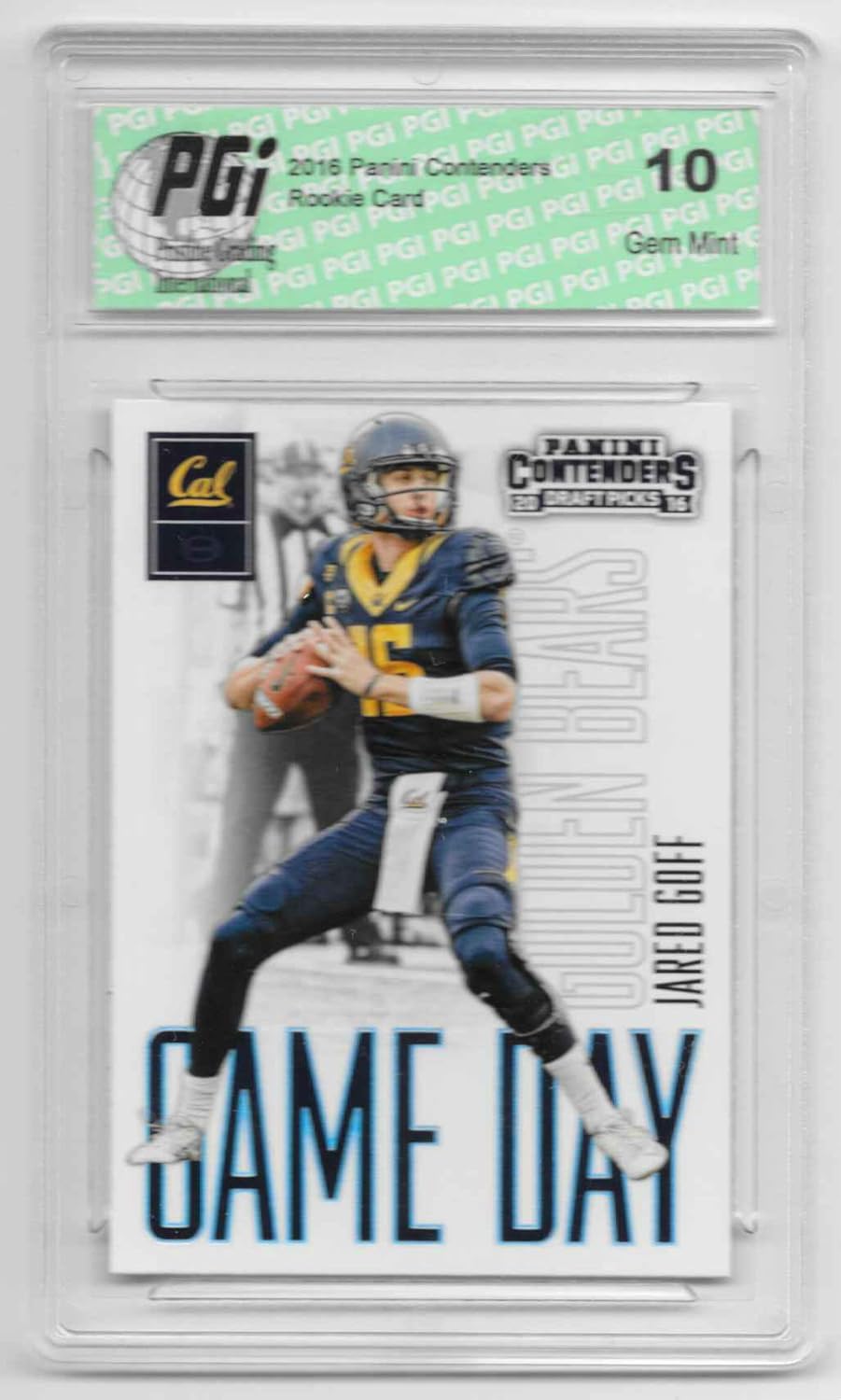 Jared Goff 2016 Contenders Game Day Rookie Card PGI 10 Review