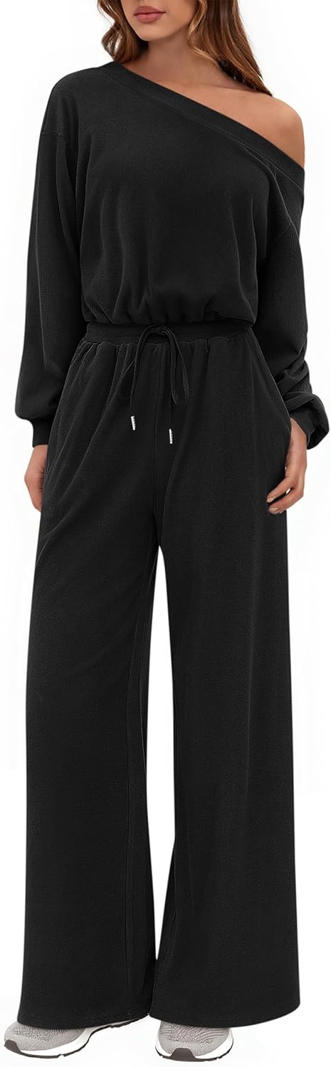PRETTYGARDEN Long Sleeve Jumpsuit For Women Dressy 2025