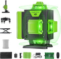 Laser Level 360 Self Leveling 16-Line 4D Green Cross Laser Level