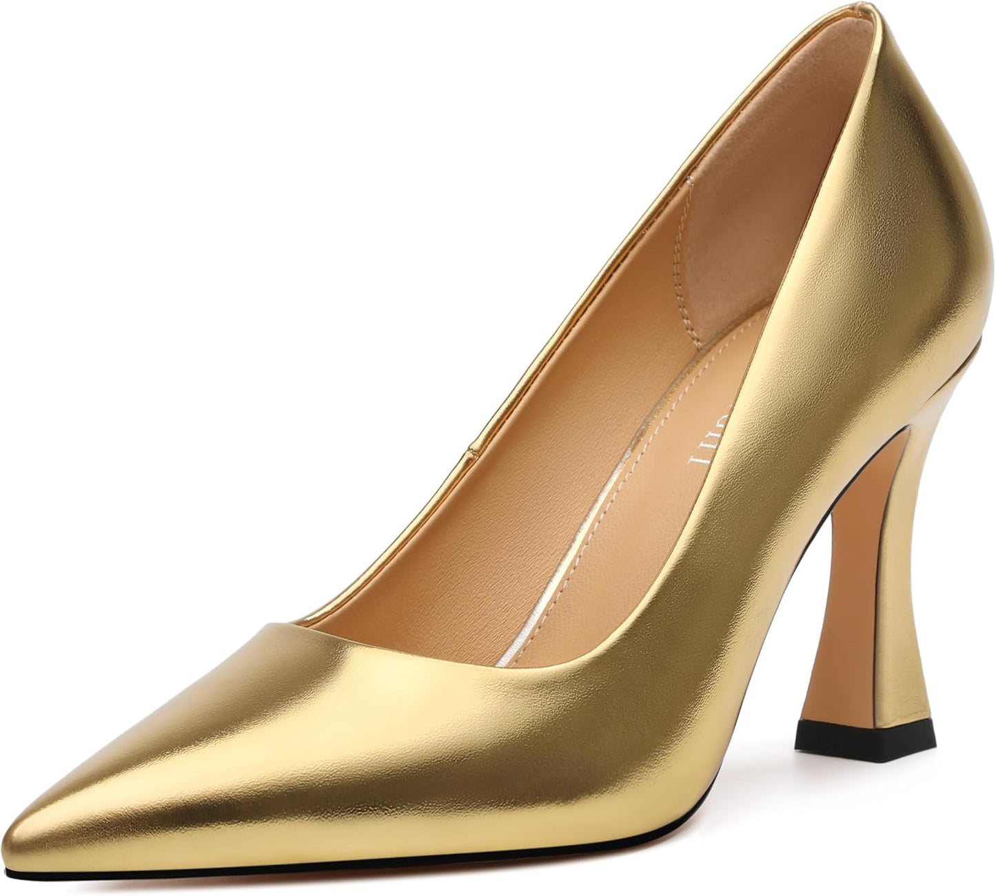AMBELIGHT Women's Pointed Toe Stiletto Pumps for Any Occasion