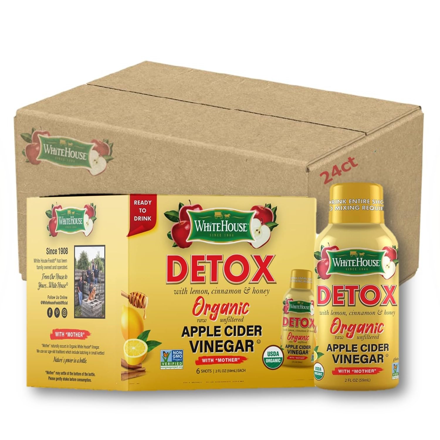 Detox Apple Cider Vinegar Shots for a Refreshing Cleanse
