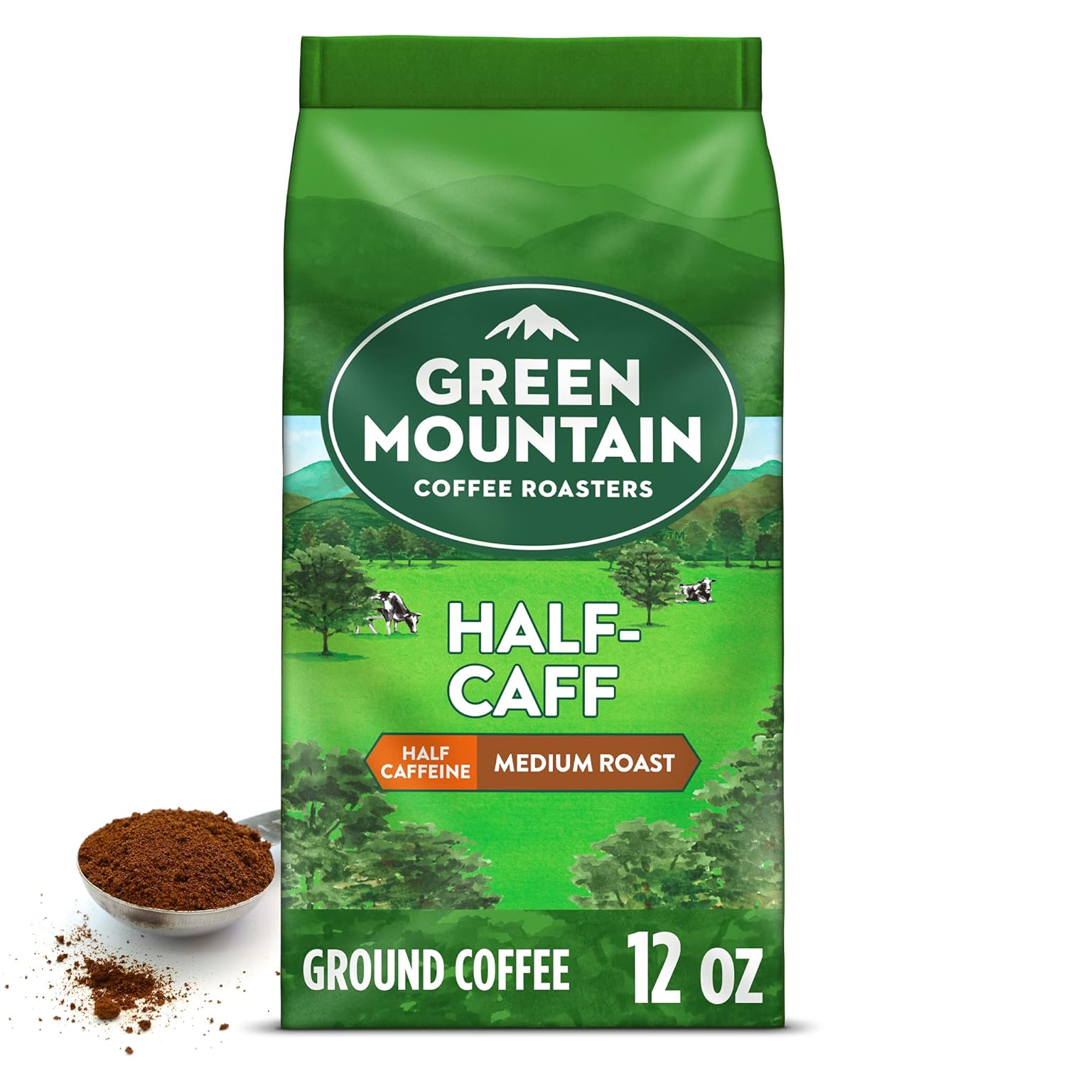 Green Mountain Half-Caff Ground Coffee - Balanced Blend