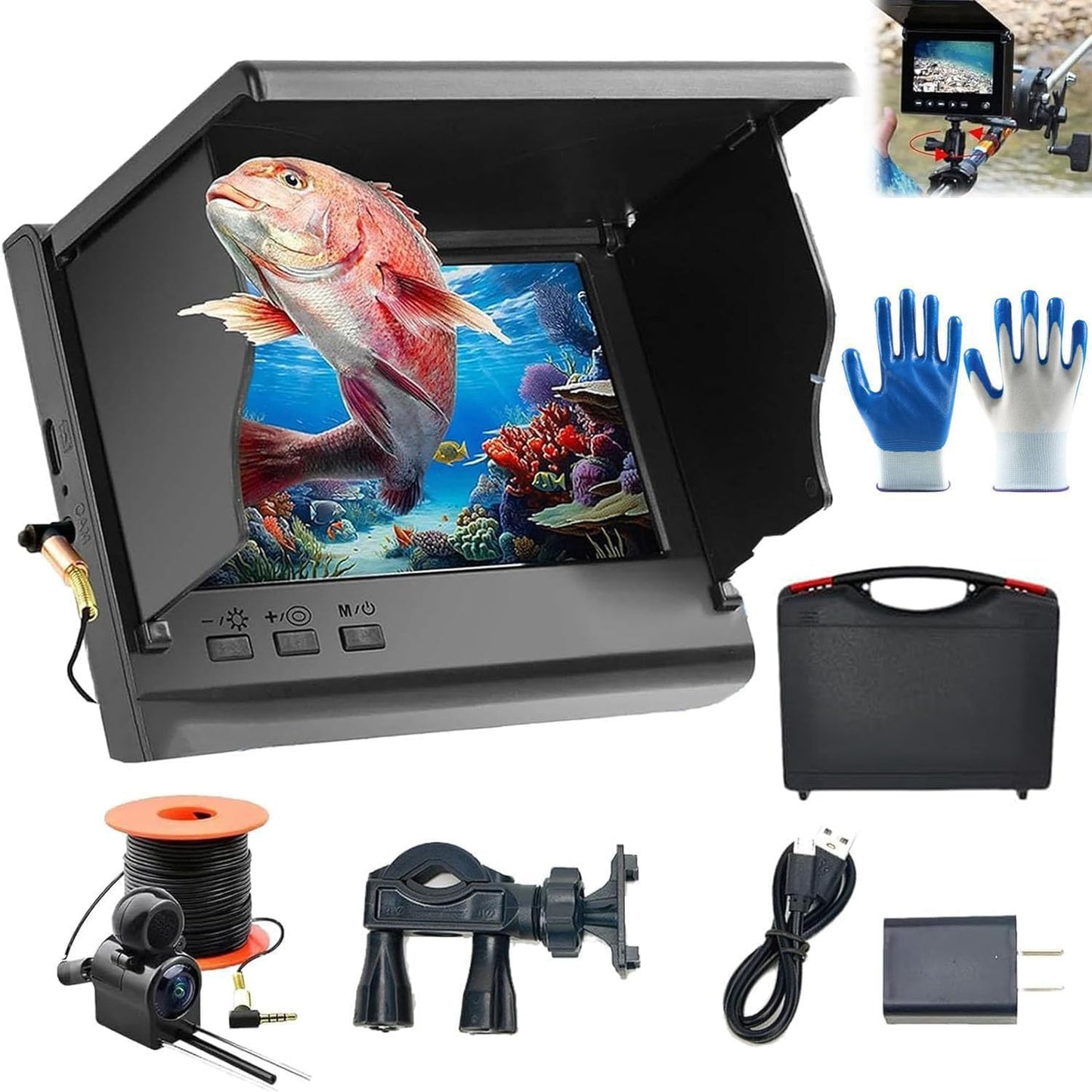 Portable Fish Finder with Night Vision