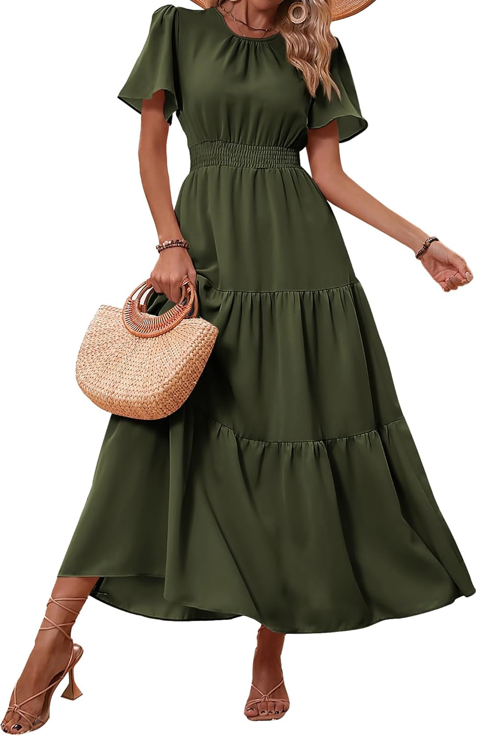 PRETTYGARDEN Women's Summer Casual Floral Maxi Dress for 2025
