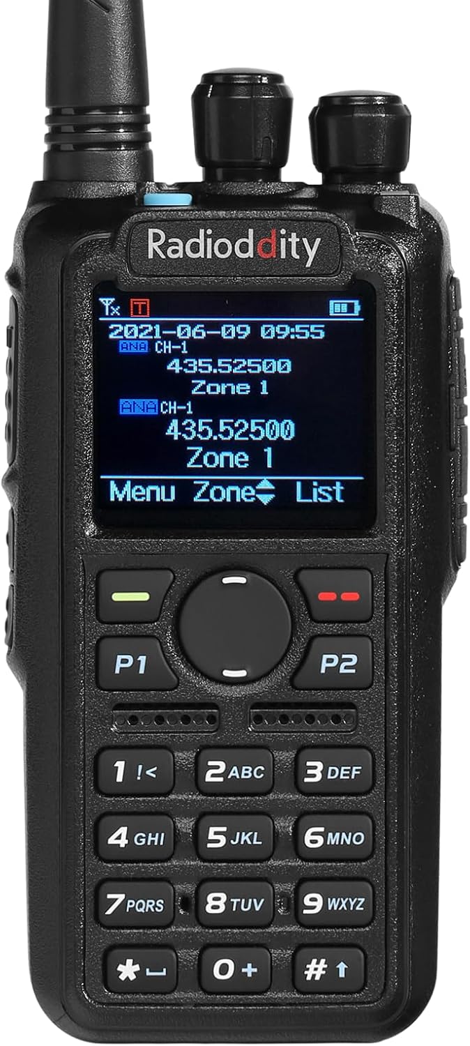 Radioddity GD-AT10G DMR Handheld Ham Radio with GPS and Battery