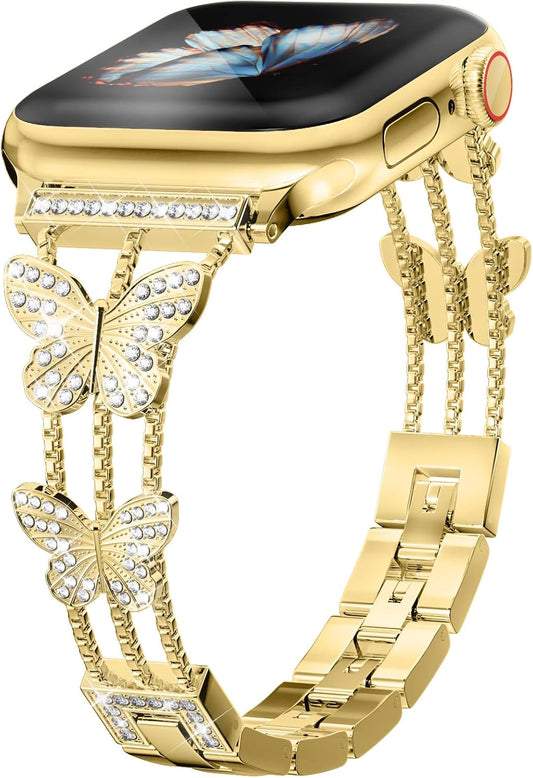 Dazzle Apple Watch with Musk-MSKR Diamond Band