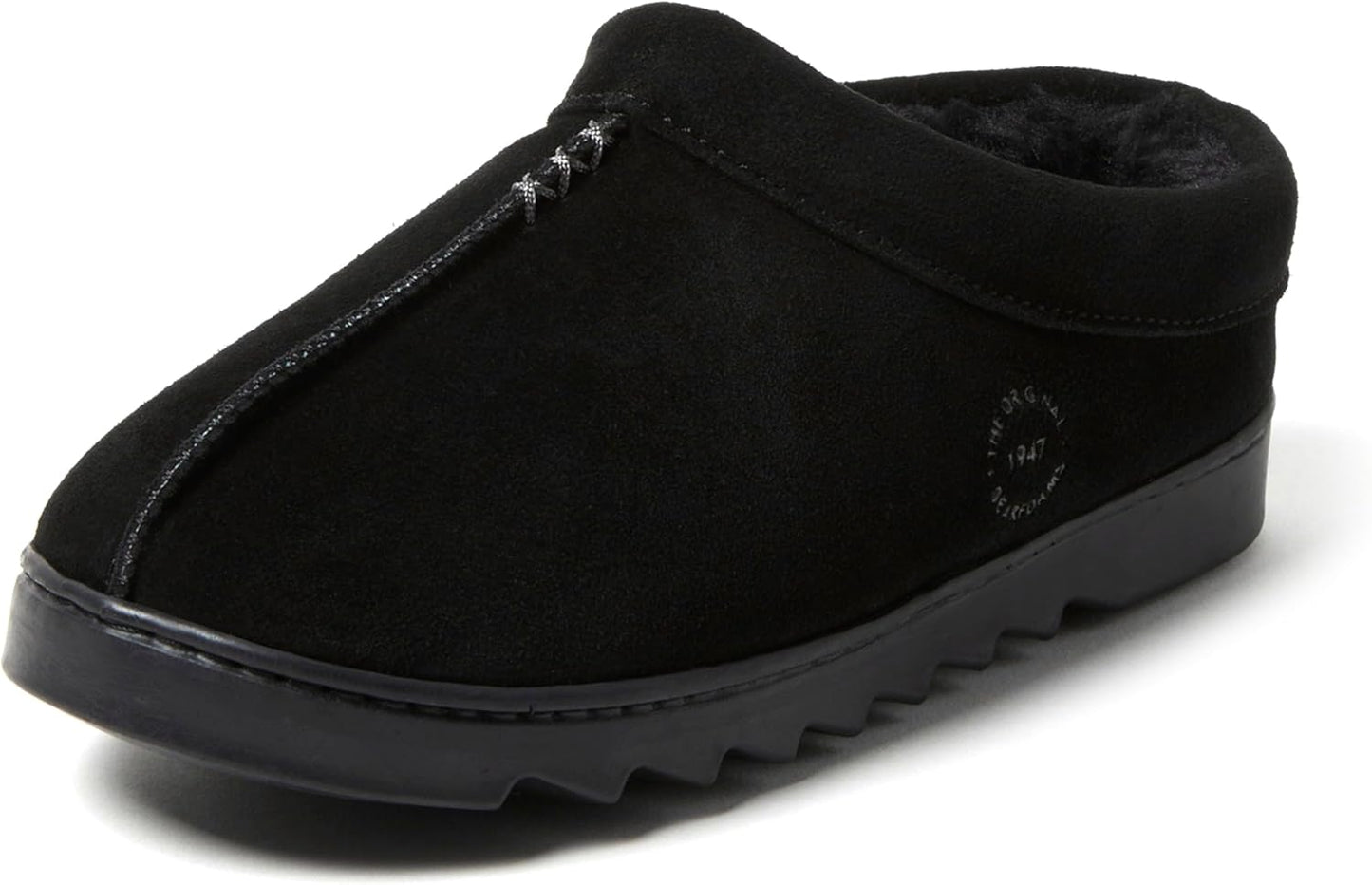 Dearfoams Suede Indoor Outdoor Doreen Clog for Ultimate Comfort