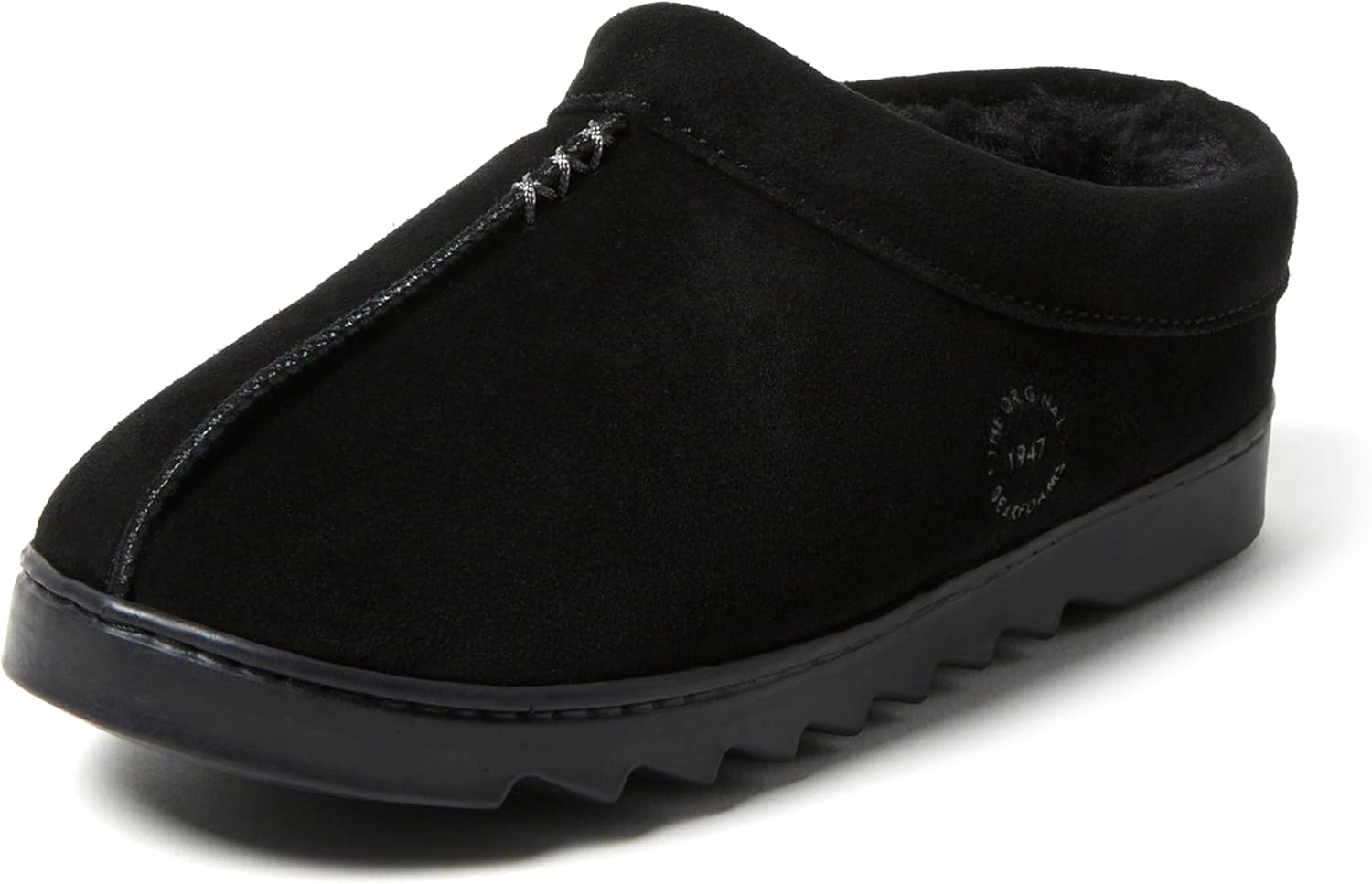 Dearfoams Suede Indoor Outdoor Doreen Clog for Ultimate Comfort
