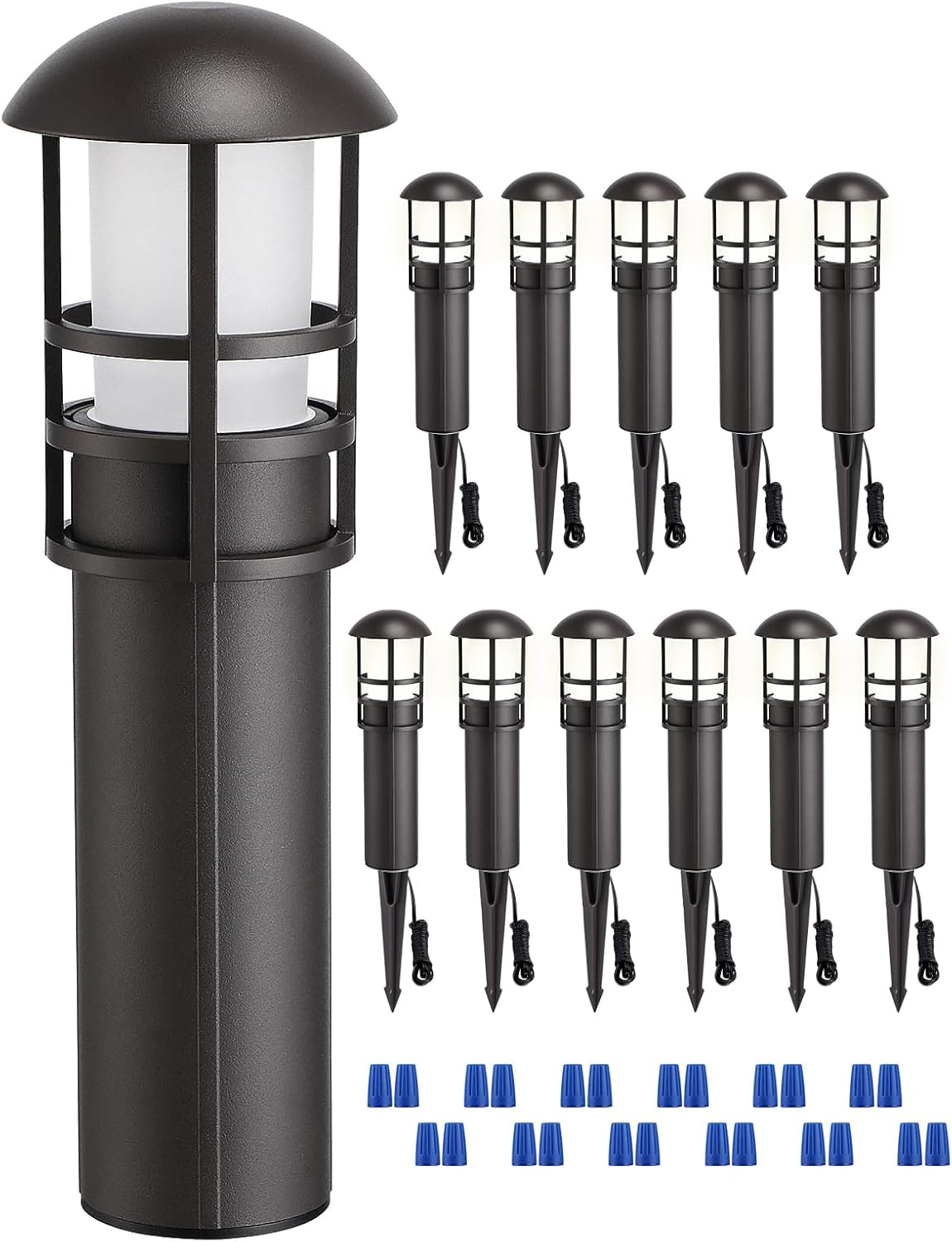 LEONLITE Low Voltage Landscape Pathway Lights for Your Garden