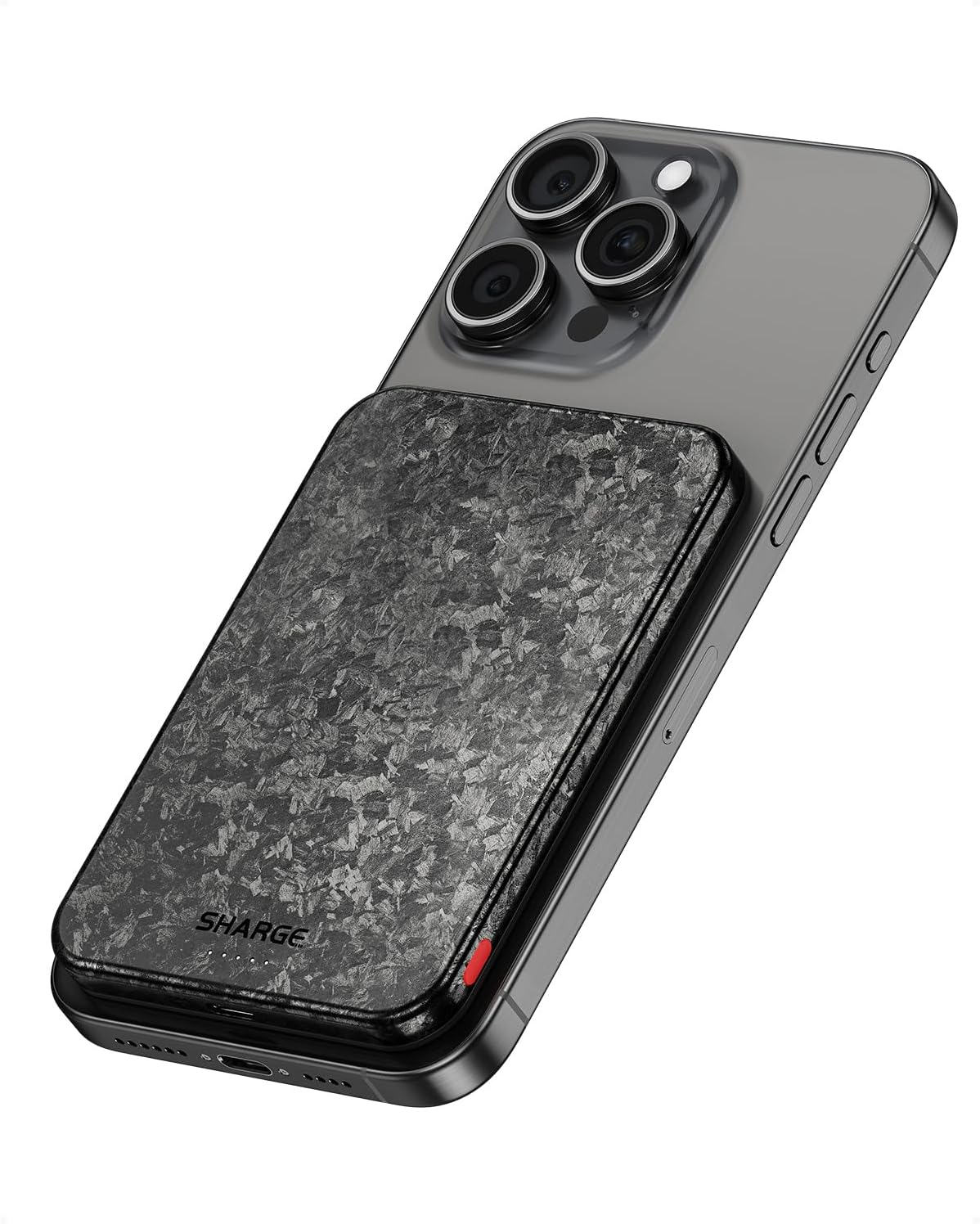 CarbonMag Slim Fast Charger 5000mAh for iPhone Series