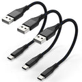 Fast Charge Trio: Short 6 USB-C Cable 3-Pack | Samsung, LG, Google | Umefly