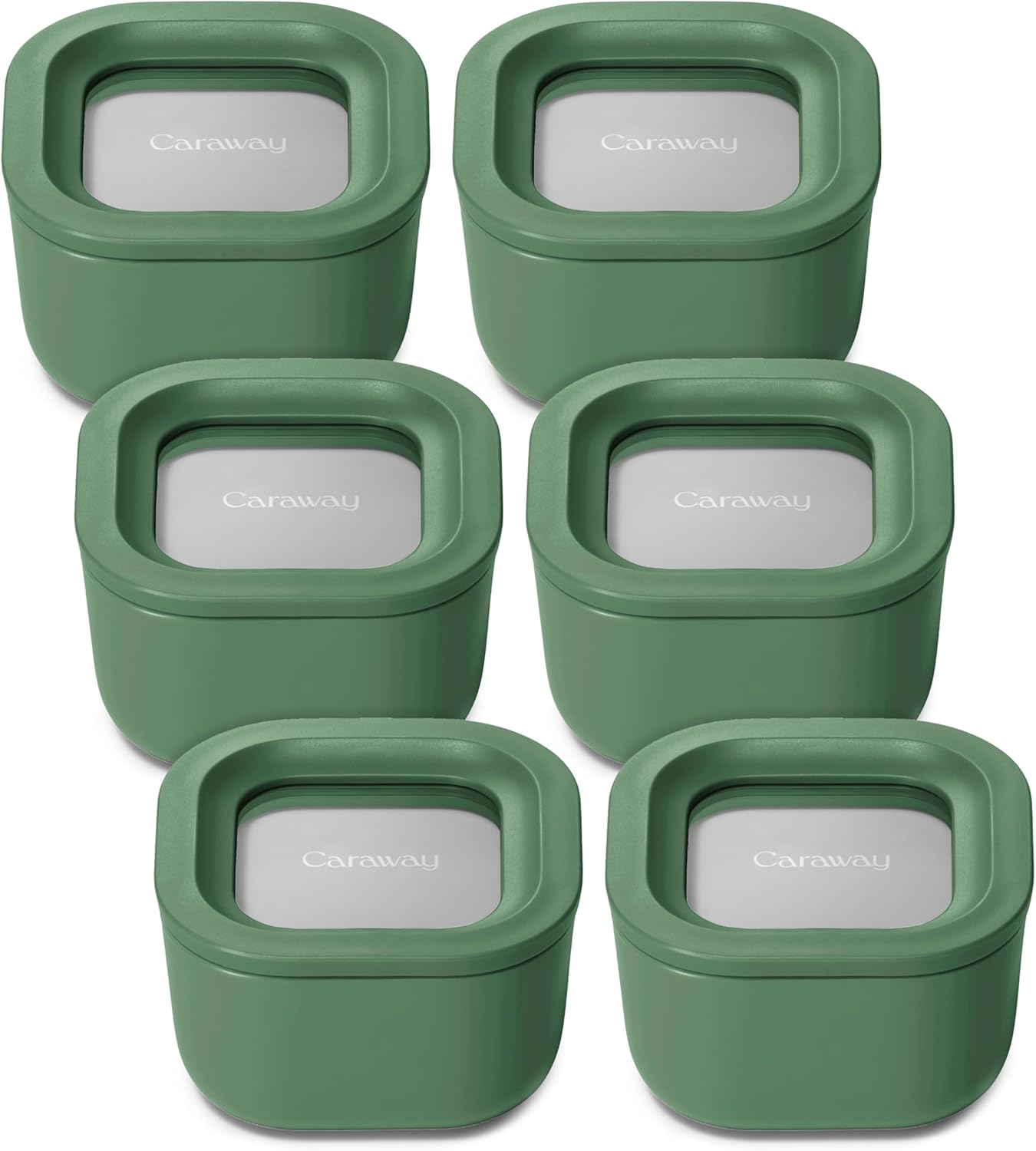 Caraway 6pc Food Storage Container Set for Freshness & Safety