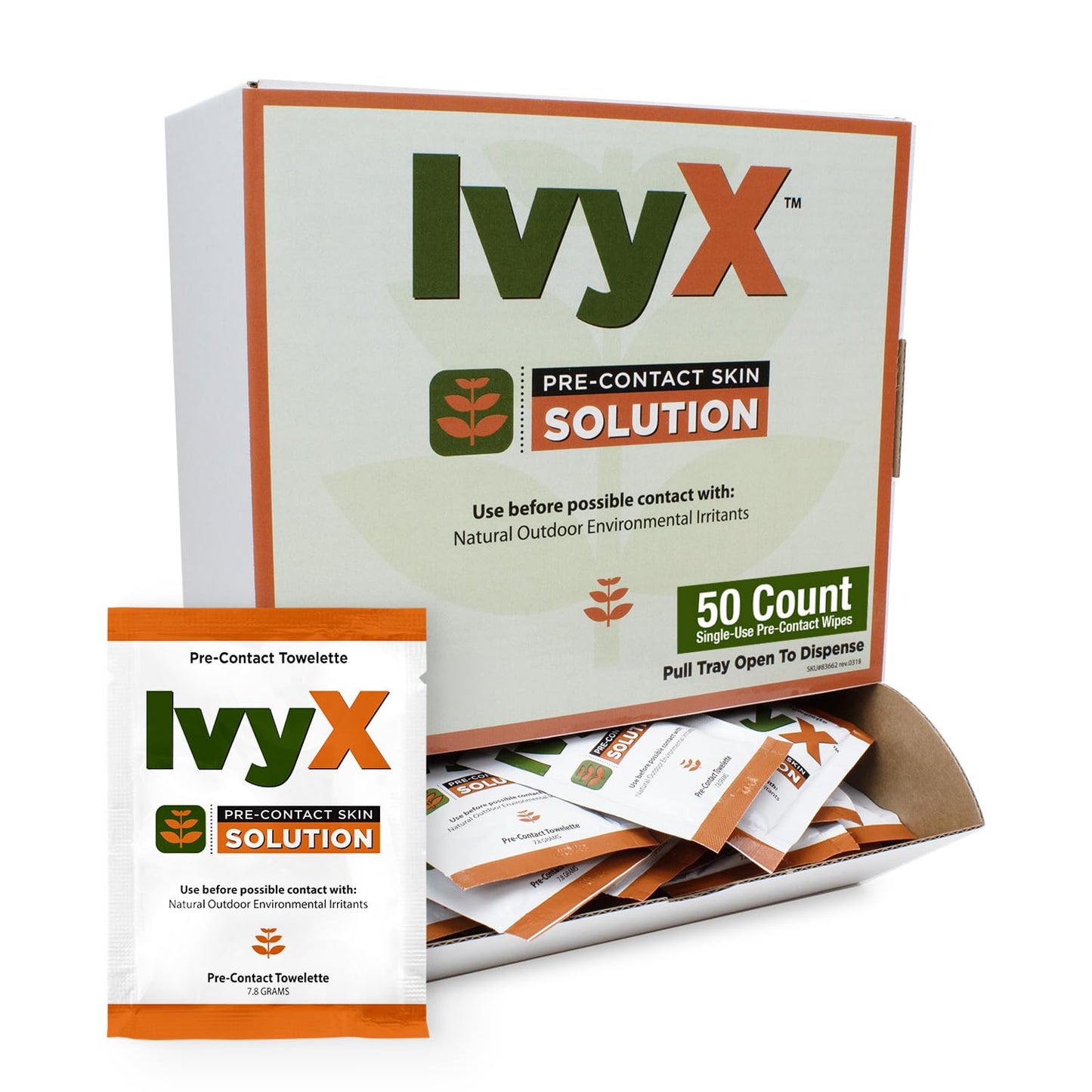 CoreTex Ivy X Pre-Contact Wipes for Poison Ivy Protection