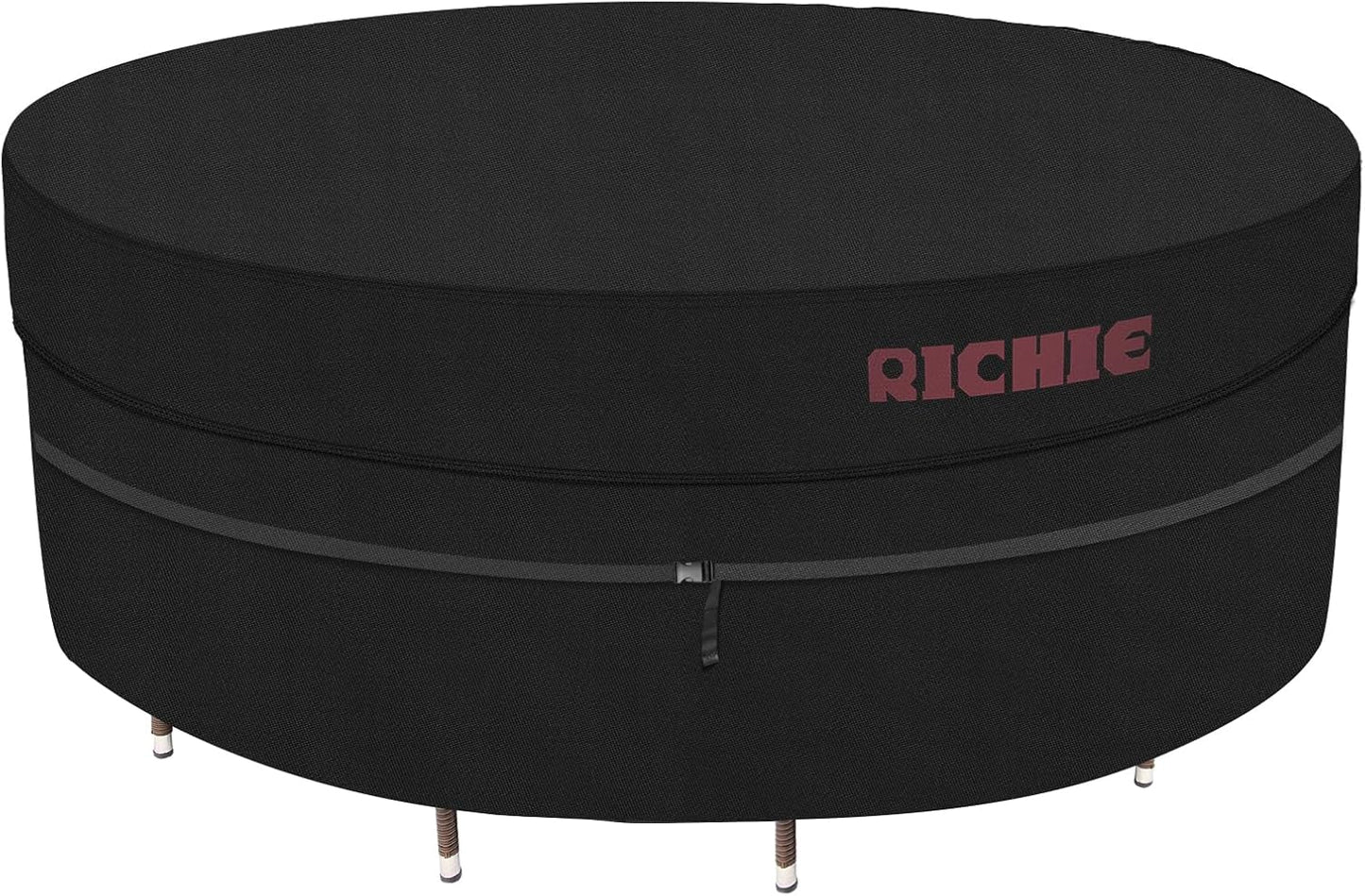 RICHIE Waterproof Round Patio Furniture Covers for All Weather