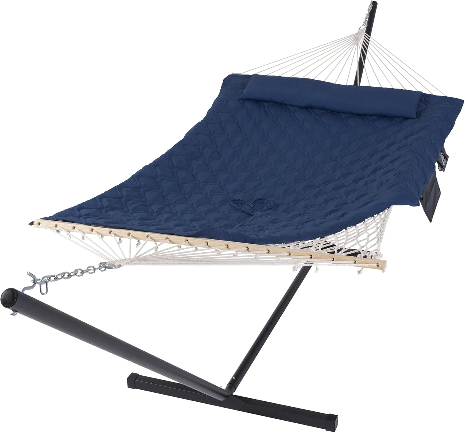 SUNCREAT Two Person Hammock with Stand for Ultimate Relaxation