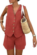PRETTYGARDEN Women's Summer 2 Piece Outfits Sleeveless (Style VHY3)