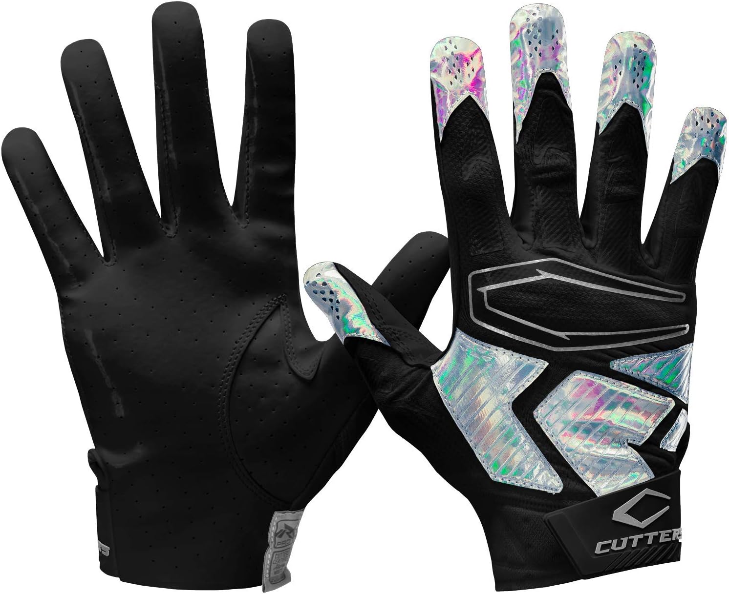 Cutters Football Gloves: Pro 4.0 Ultra Grip for Youth & Adult - No Slip!