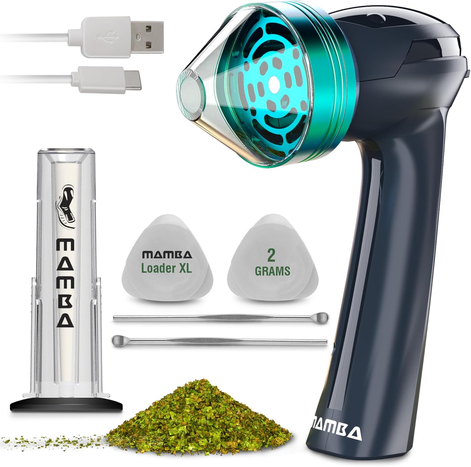 Mamba Loader XL Electric Herb Grinder for Effortless Grinding