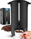 Commercial 45 Cup Coffee Maker Urn - Quick-Brewing with Keep-Warm