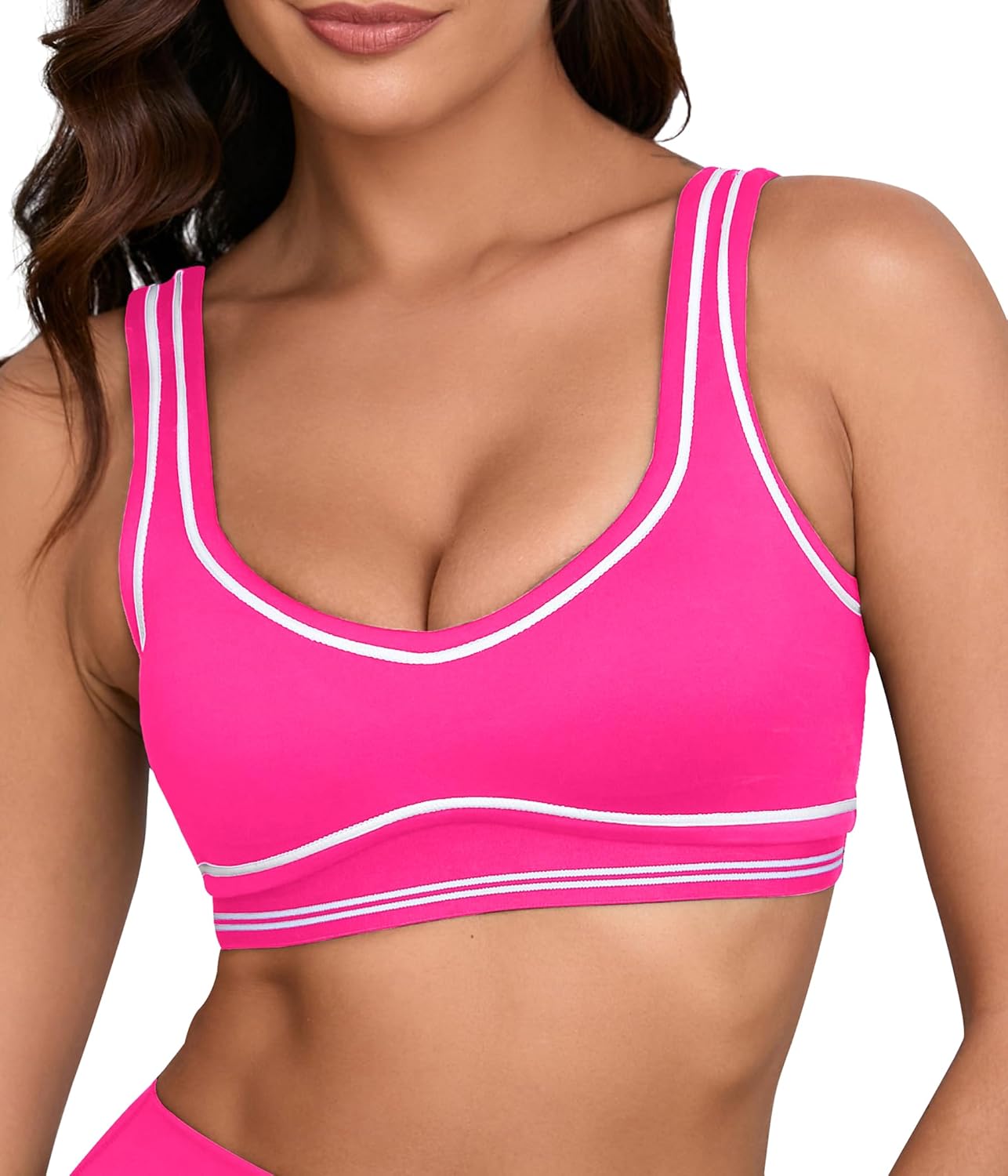 Move With You Sweetheart Padded Sports Bra for Yoga and Fitness