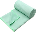 Hot Yoga Towel with Silicone Grip Dots - Non-Slip Absorbent Mat Towel