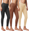 3 Pack Yoga Pants with Pockets for Women - Black High-Rise Leggings